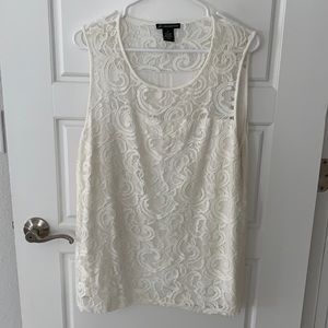 Plus size lace blouse